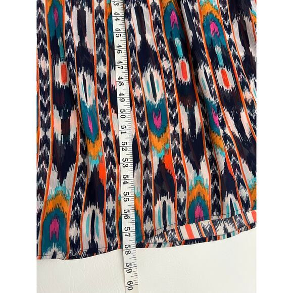 Xhilaration crochet maxi dress multicolor size Small halter bohemian Festival - Picture 7 of 8